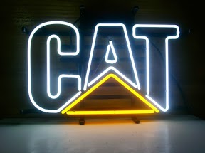 CAT Caterpillar logo Classic Neon Light Sign Neon Sign